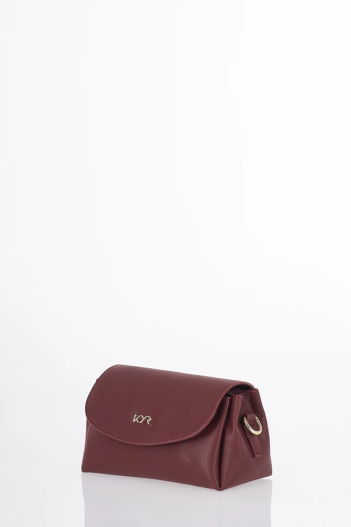 Flap Shoulder Bag Burgundy