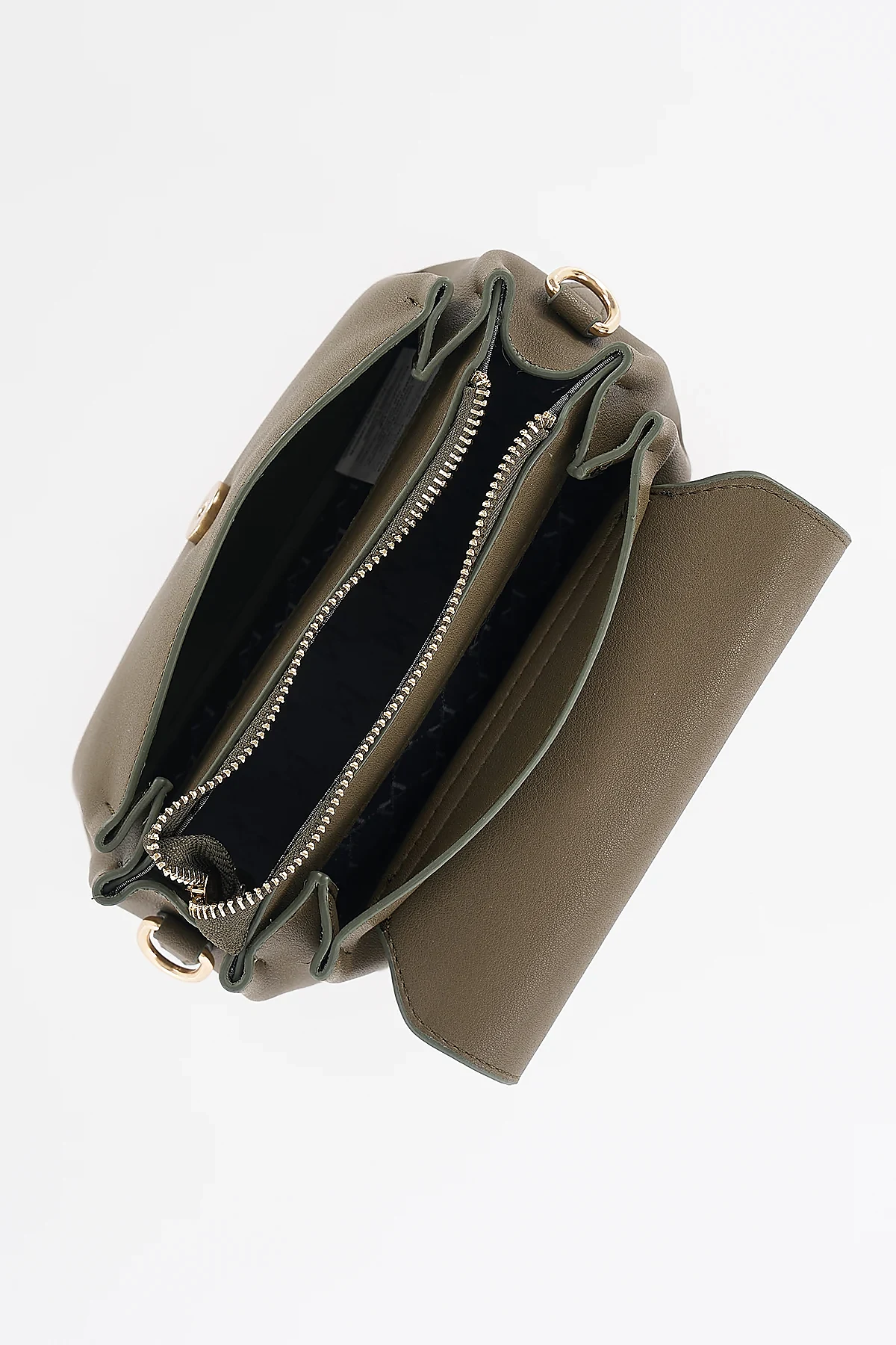 Flap Shoulder Bag Khaki