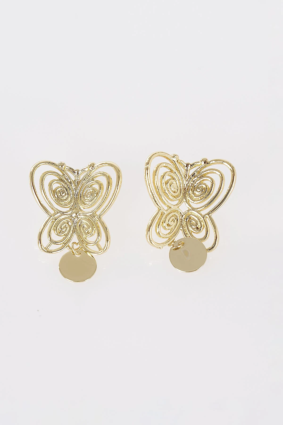 Butterfly Earrings Gold