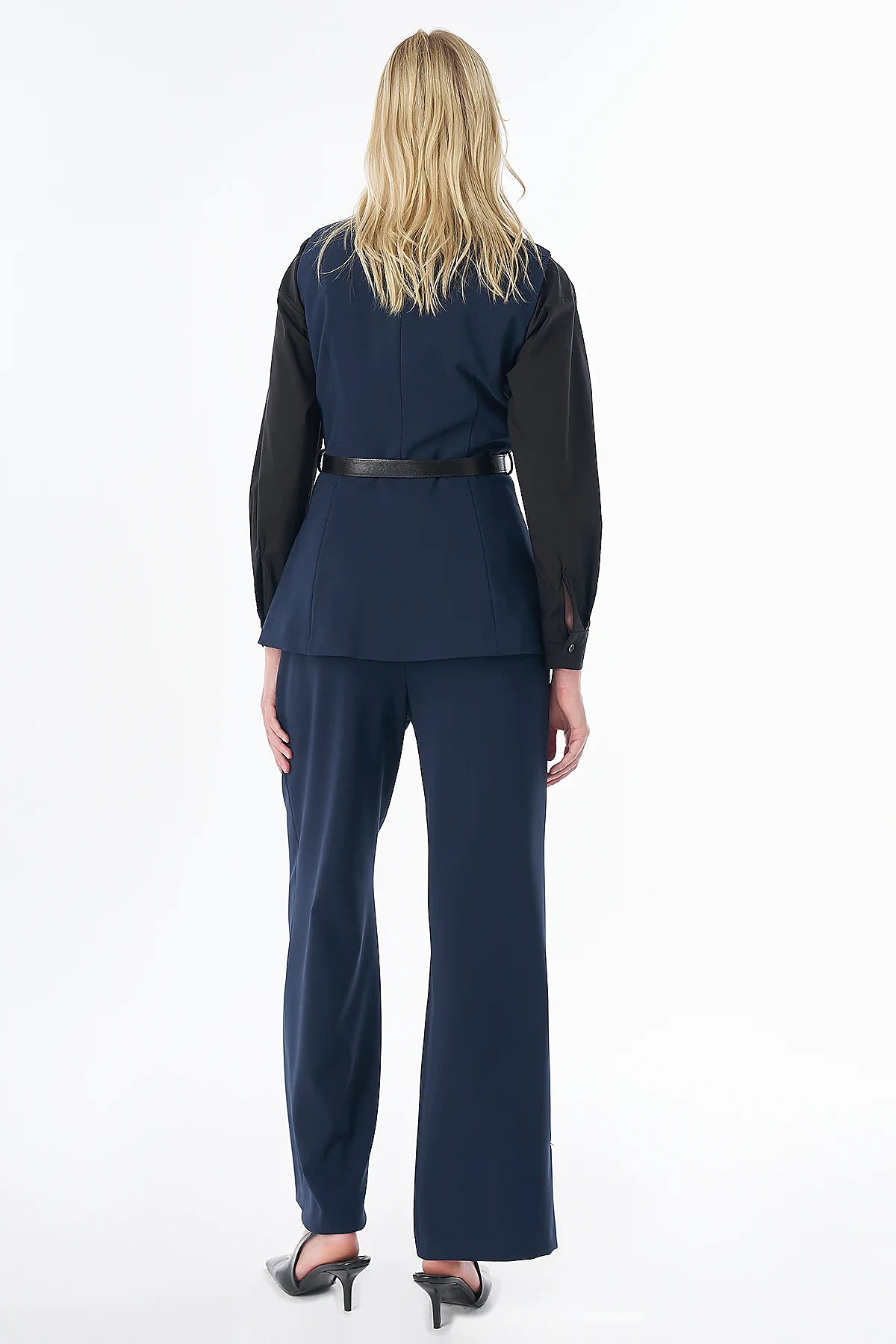 Vest and Trousers Two-Piece Set Navy