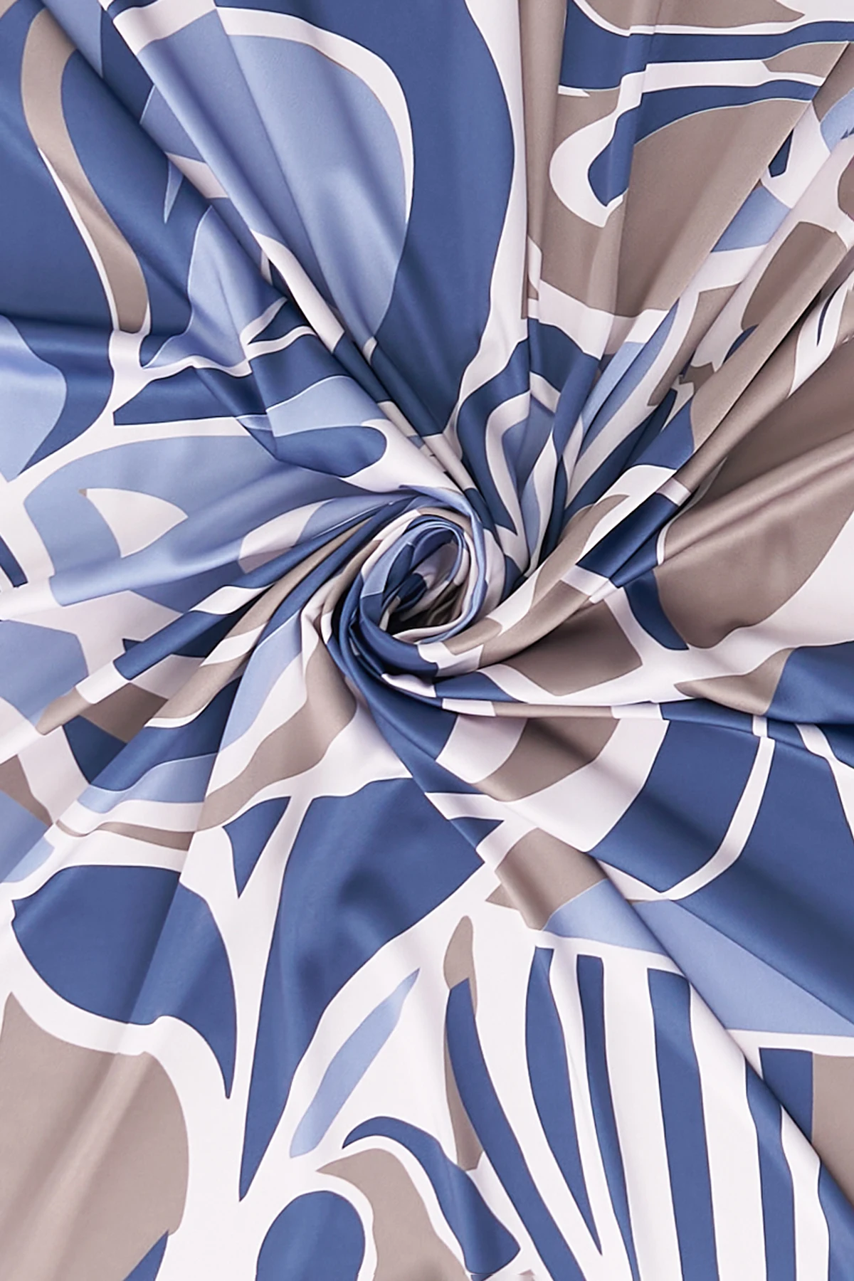 Botanical Patterned Scarf Indigo