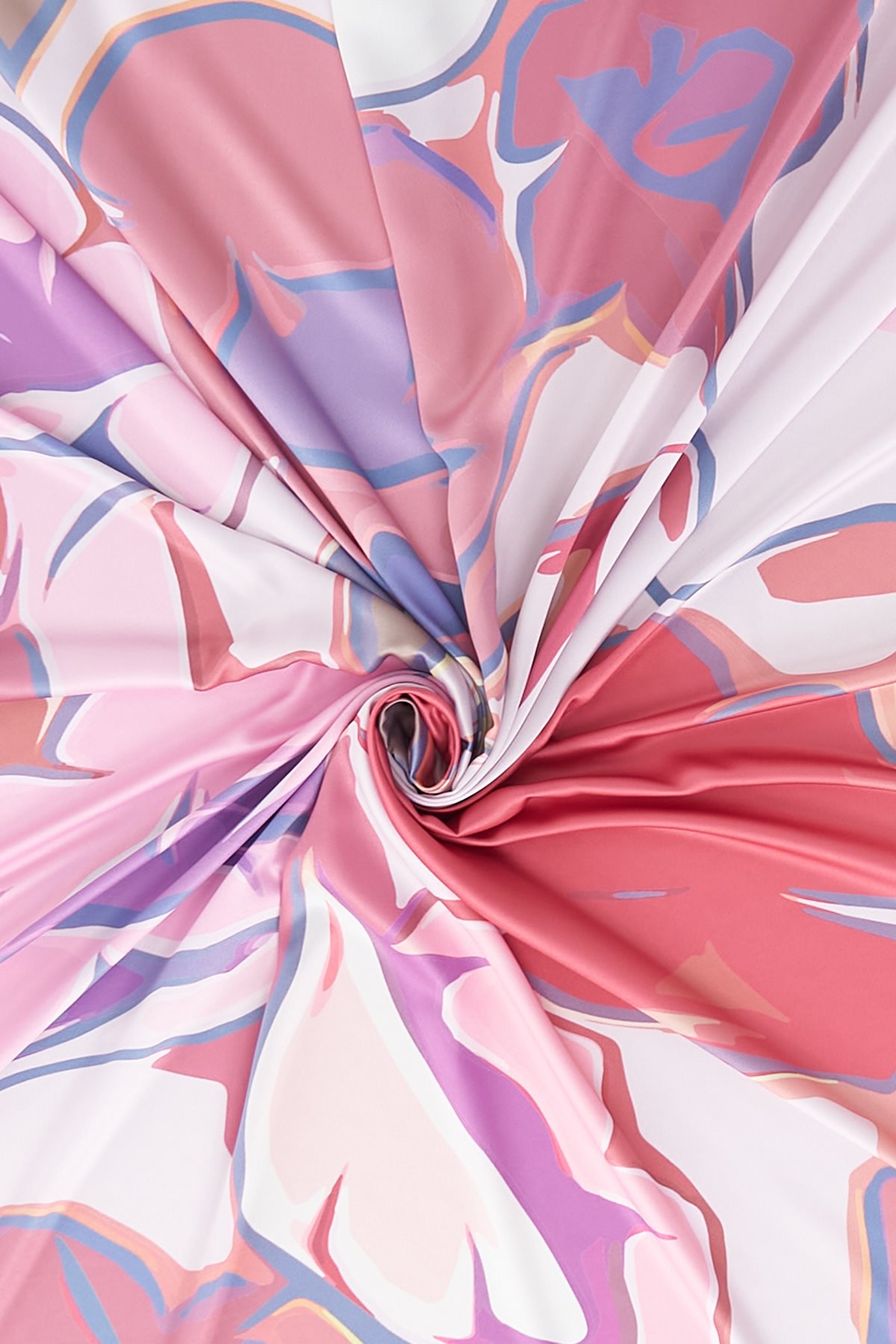 Floral Patterned Scarf Candy Pink