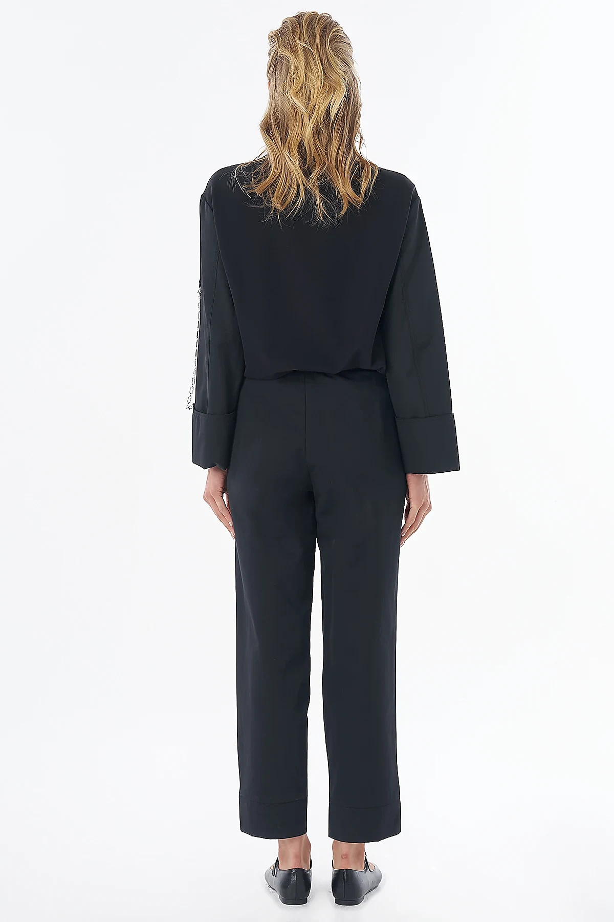 Relaxed-Fit Pants Black