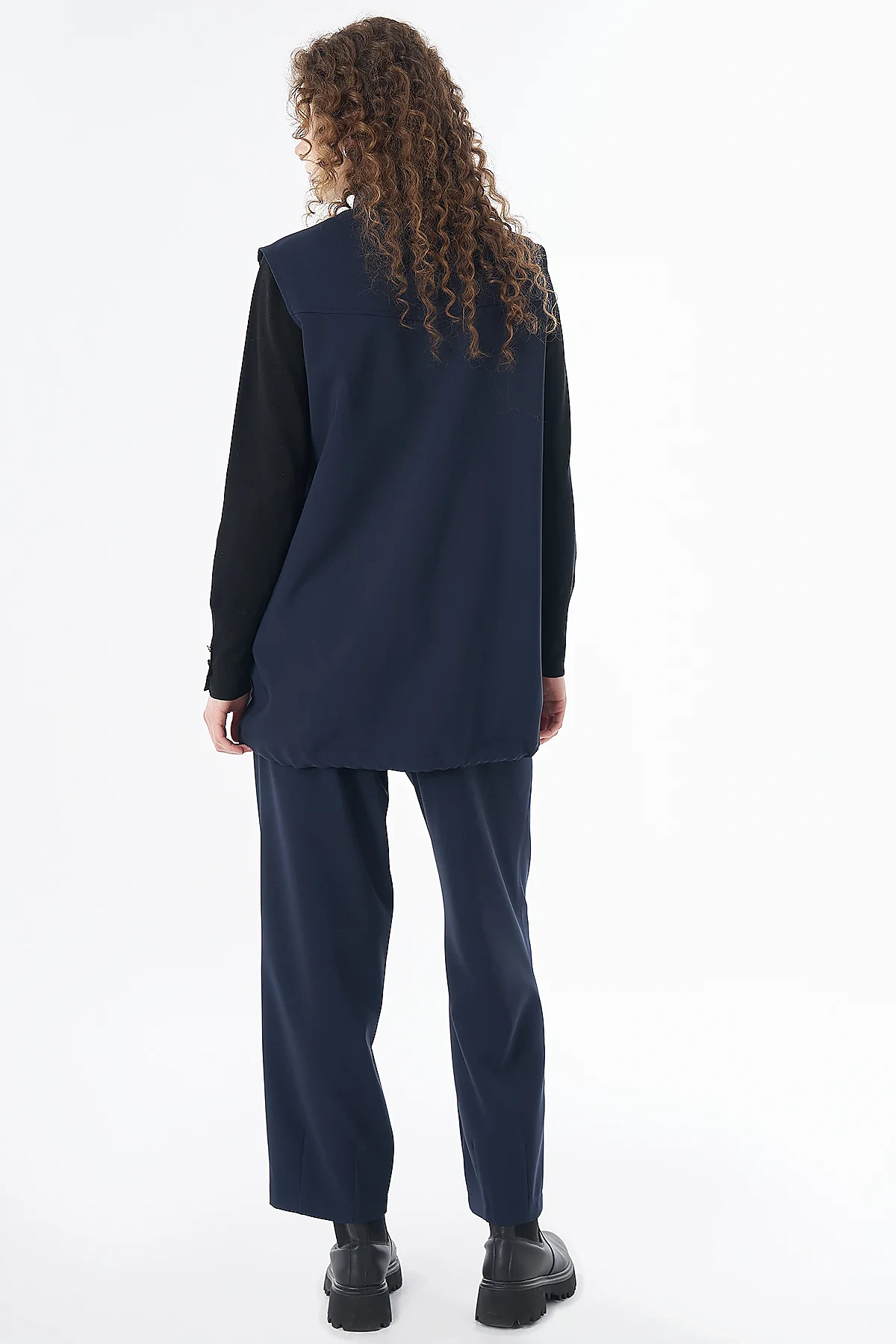 Relaxed-Fit Set with Pocket Detail Navy