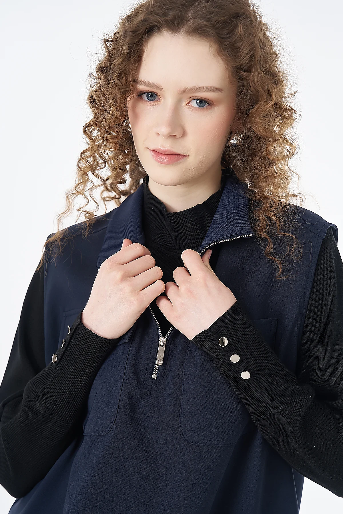 Relaxed-Fit Set with Pocket Detail Navy