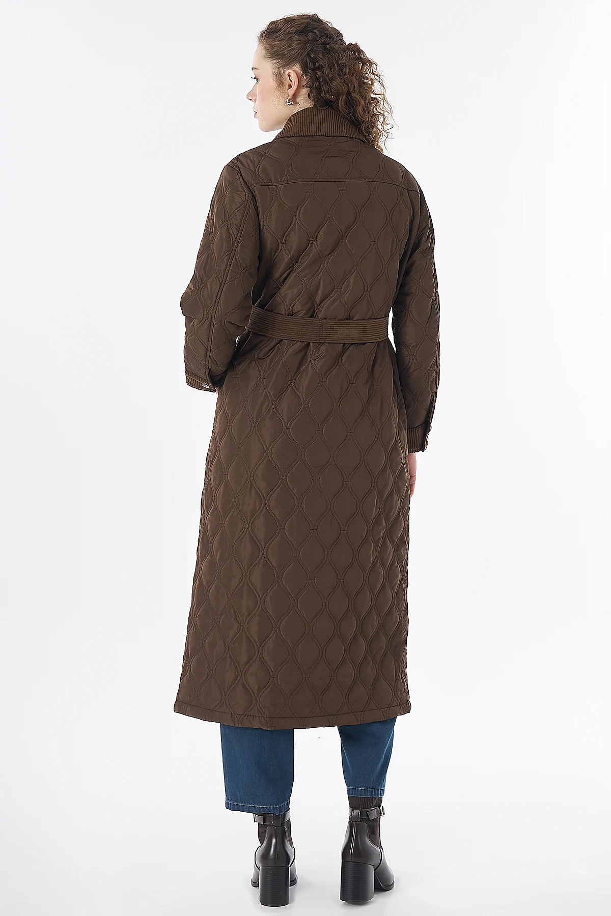 Yaka Detaylı Anorak Mont Kahve