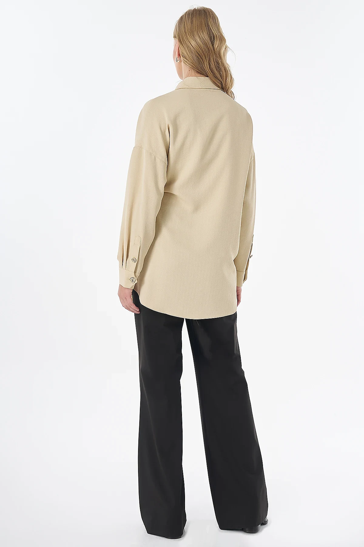 Tie-Detail Tunic Yellow