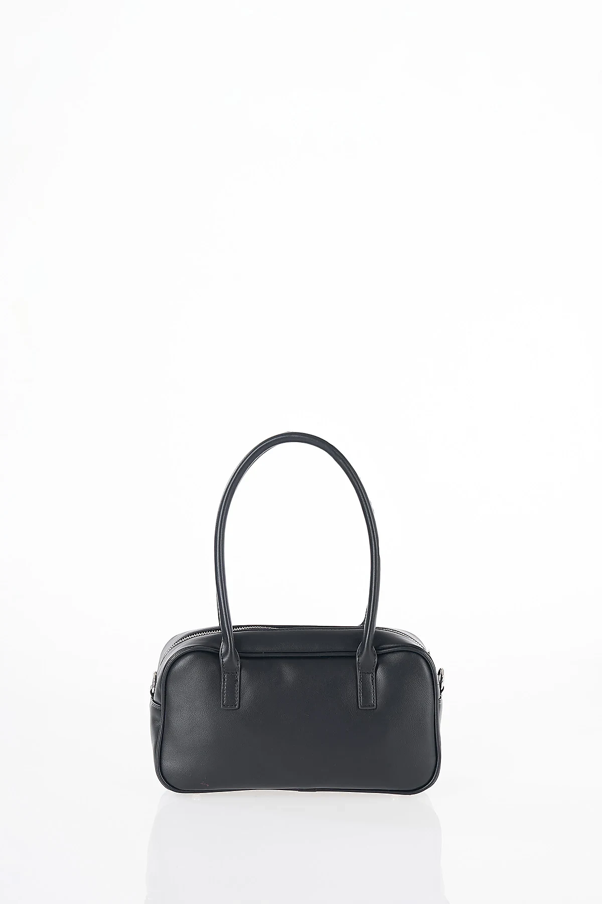 Belt Detail Shoulder Bag Black