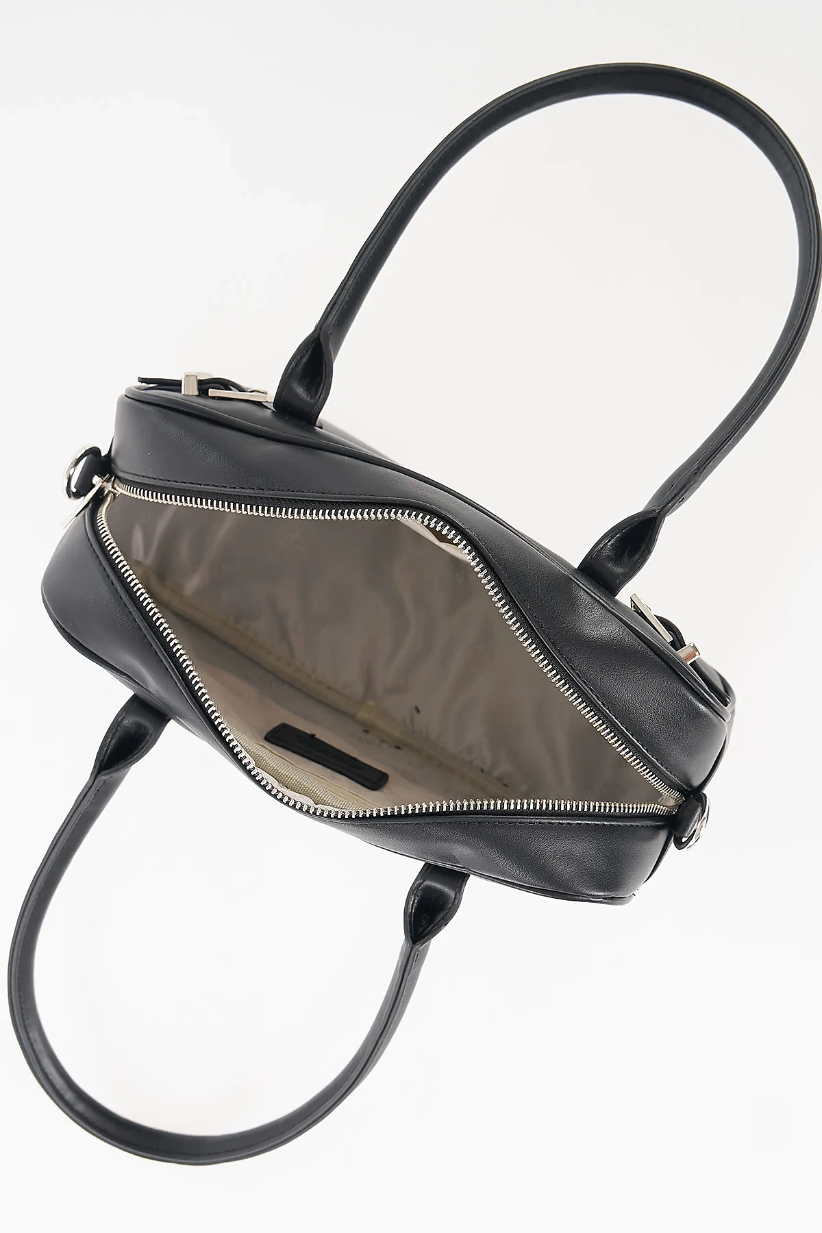 Belt Detail Shoulder Bag Black