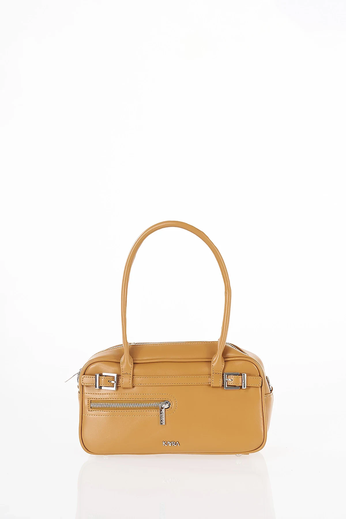 Belt Detail Shoulder Bag Tan