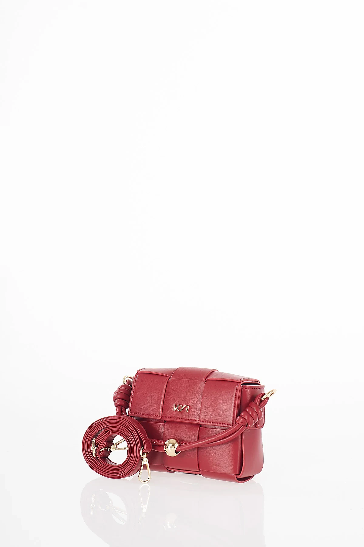 Flap Mini Bag Burgundy