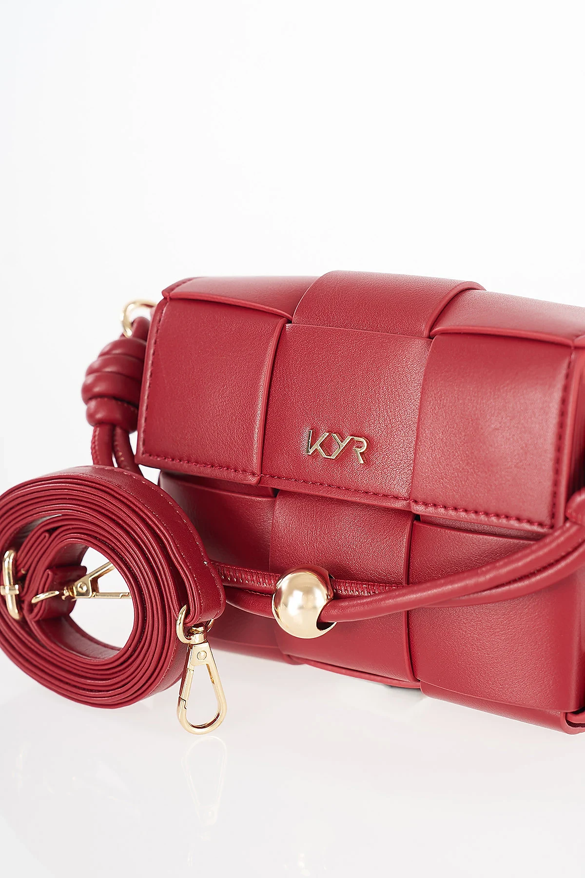 Flap Mini Bag Burgundy
