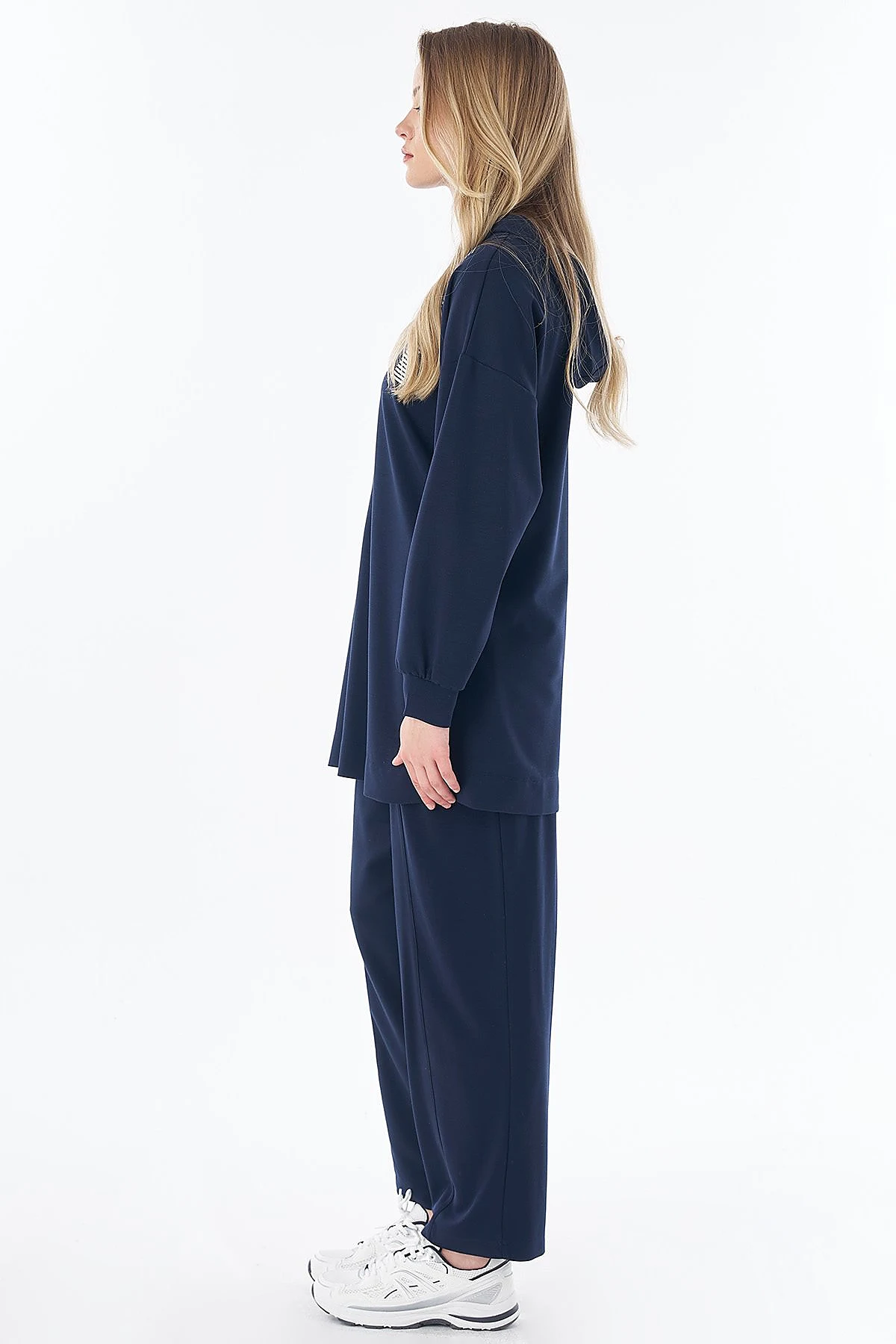 Relaxed Fit Two-Piece Set – Navy