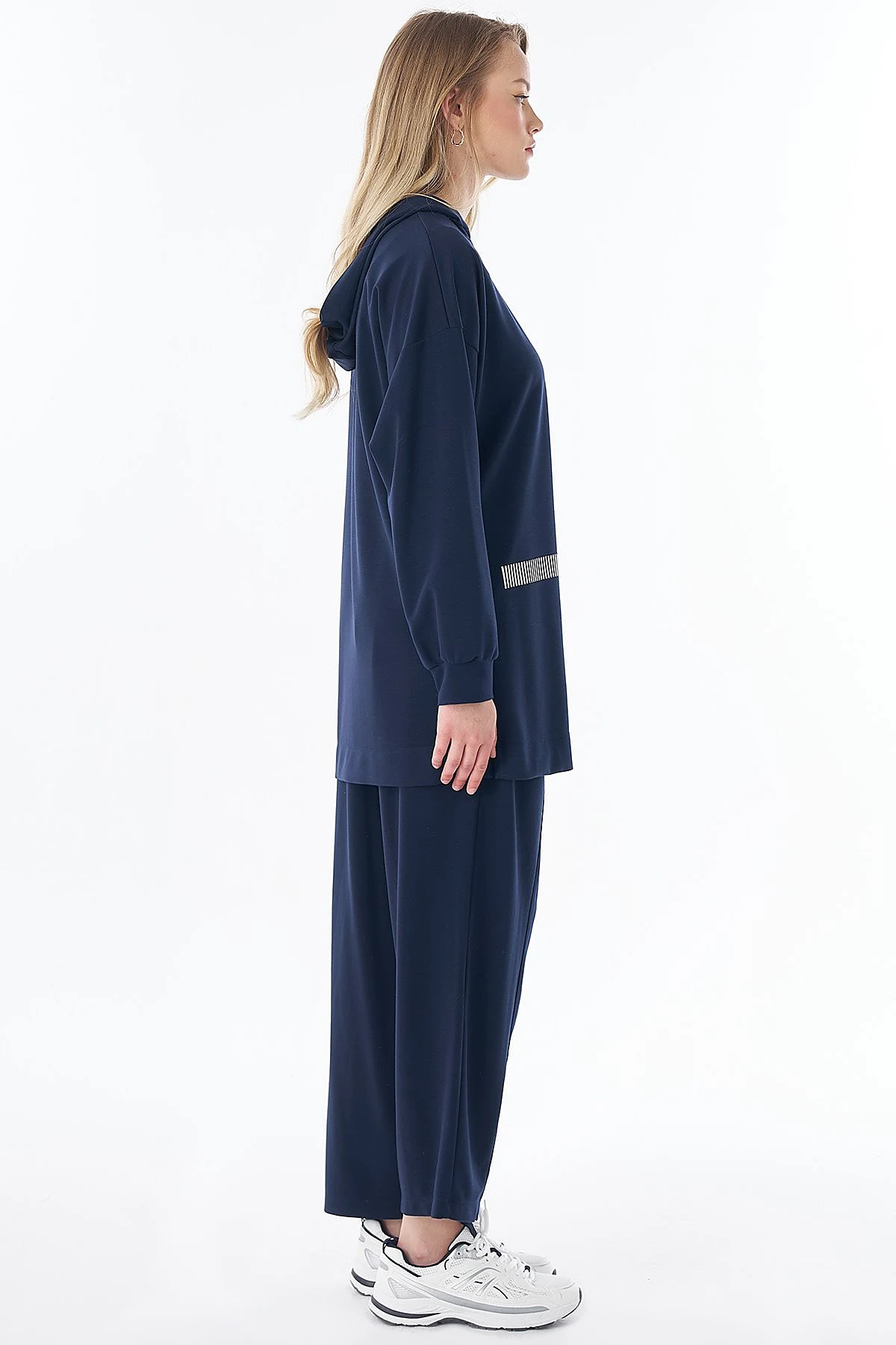 Relaxed Fit Two-Piece Set – Navy