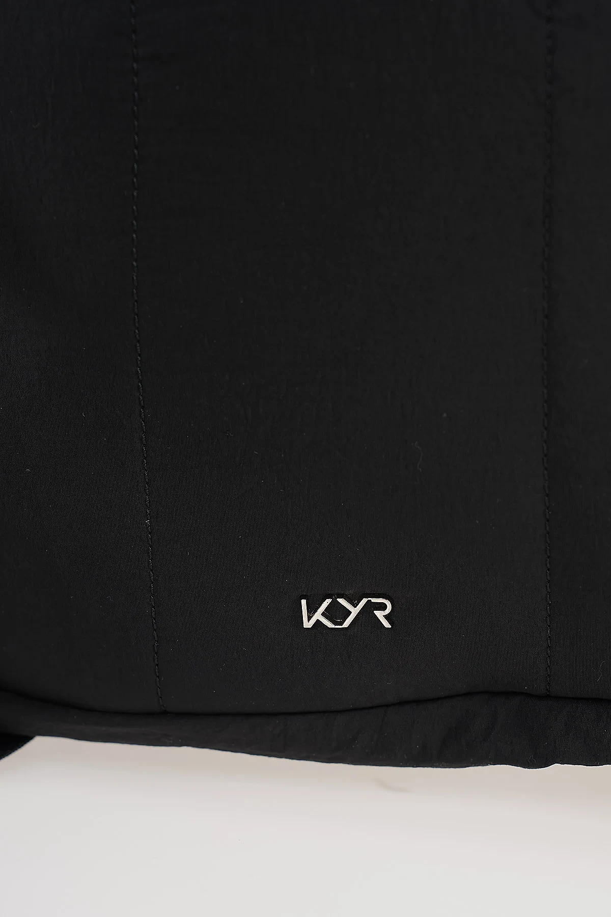 Zipper Detail Backpack Black