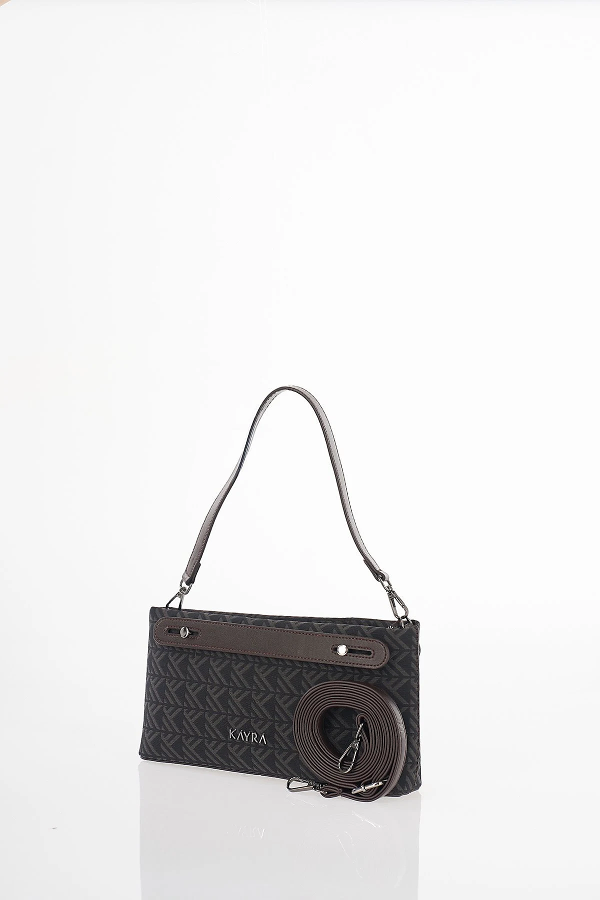 Monogram Pattern Bag Brown