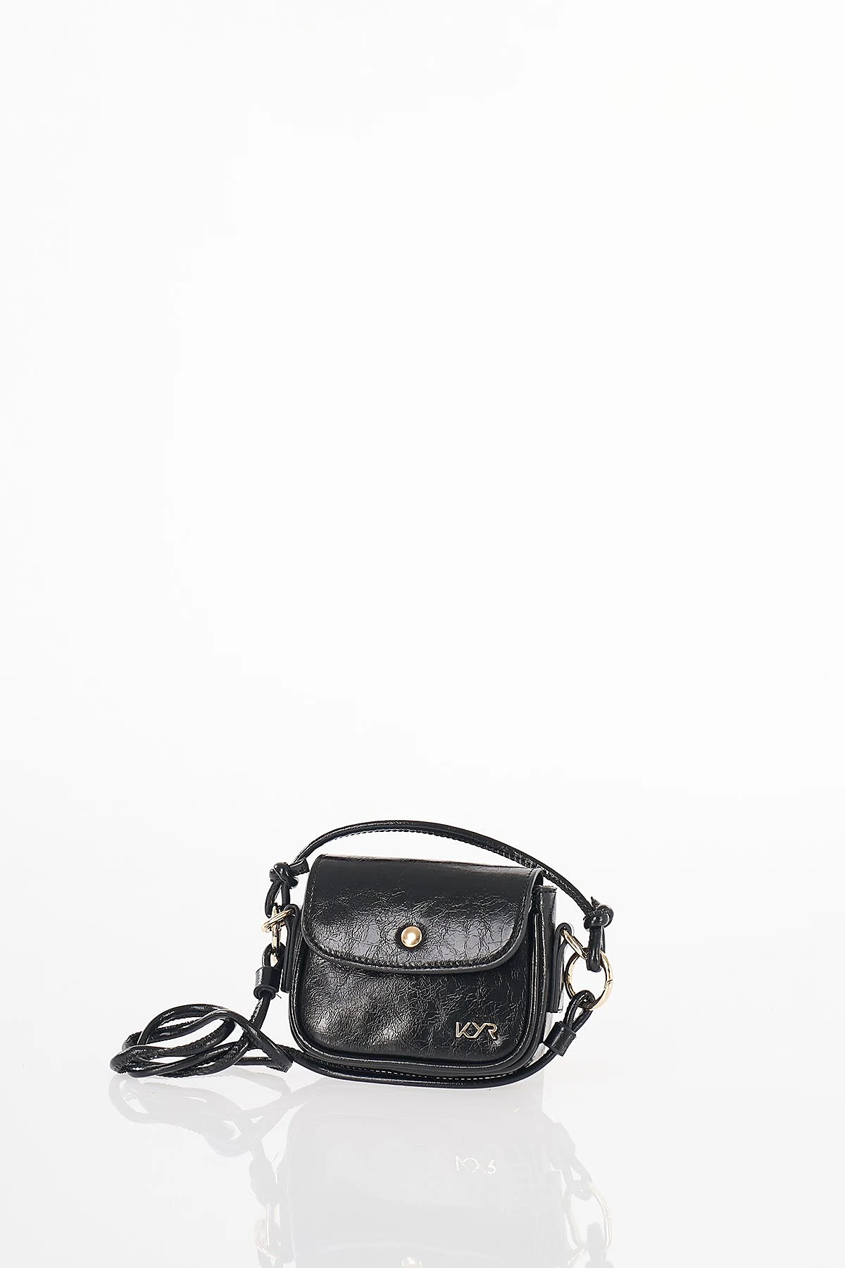 Flap Mini Bag Black