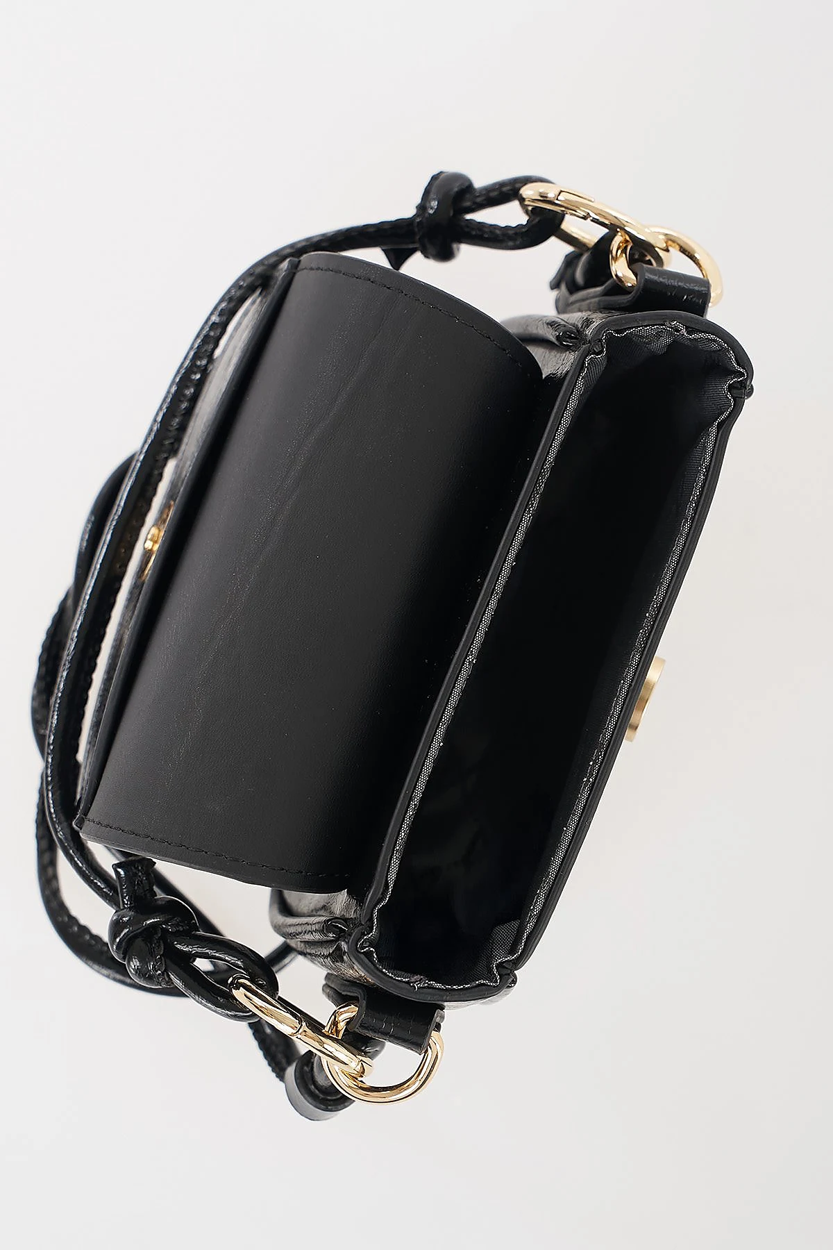 Flap Mini Bag Black