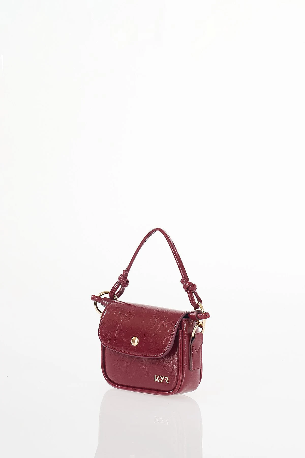 Flap Mini Bag Burgundy