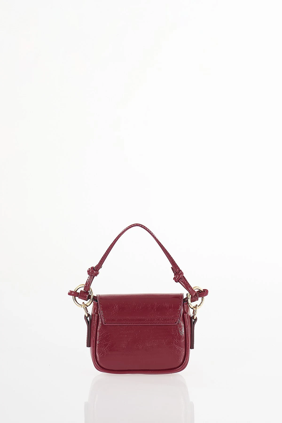 Flap Mini Bag Burgundy