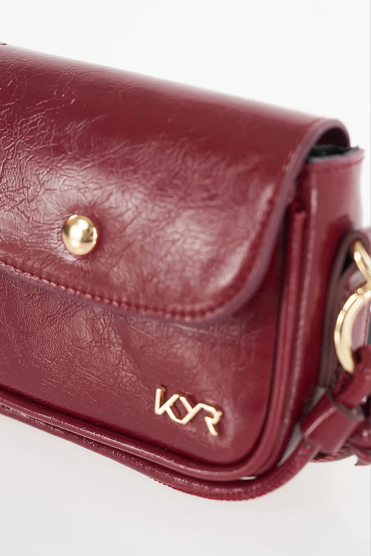 Flap Mini Bag Burgundy