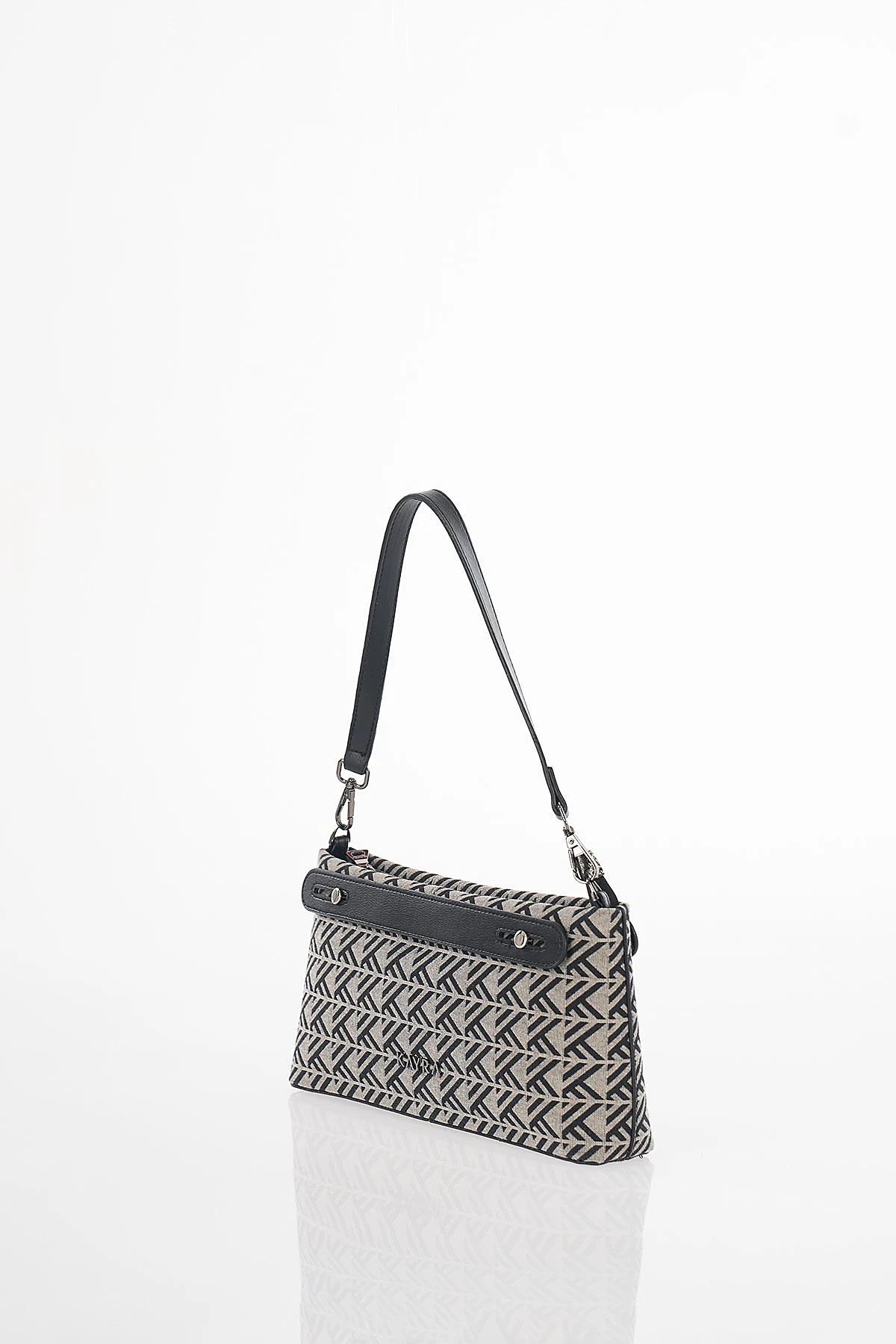 Monogram Pattern Bag Grey