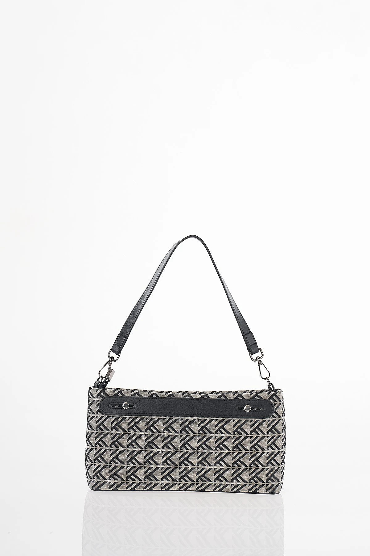 Monogram Pattern Bag Grey