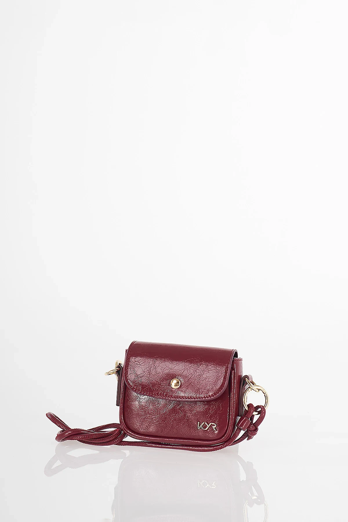 Flap Mini Bag Burgundy