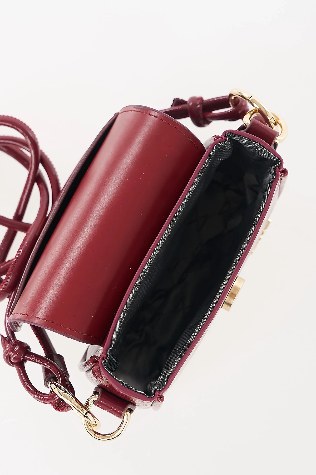 Flap Mini Bag Burgundy