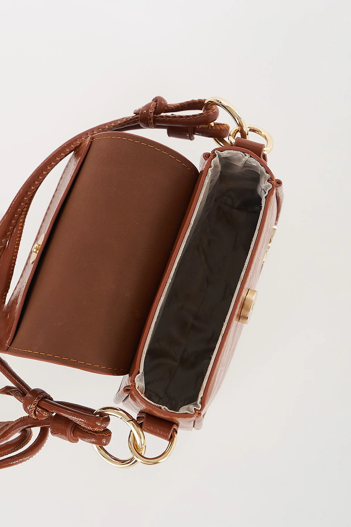 Flap Mini Bag Tan