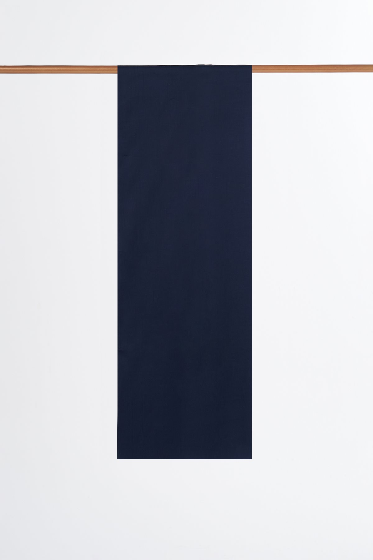 Plain Cotton Satin Shawl Navy