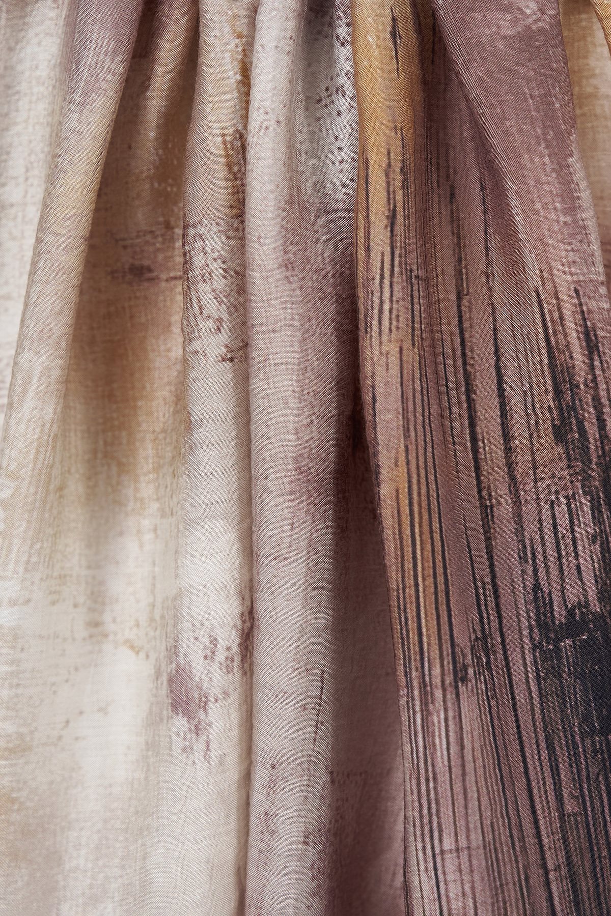 Brushstroke Pattern Lyocell Shawl Stone