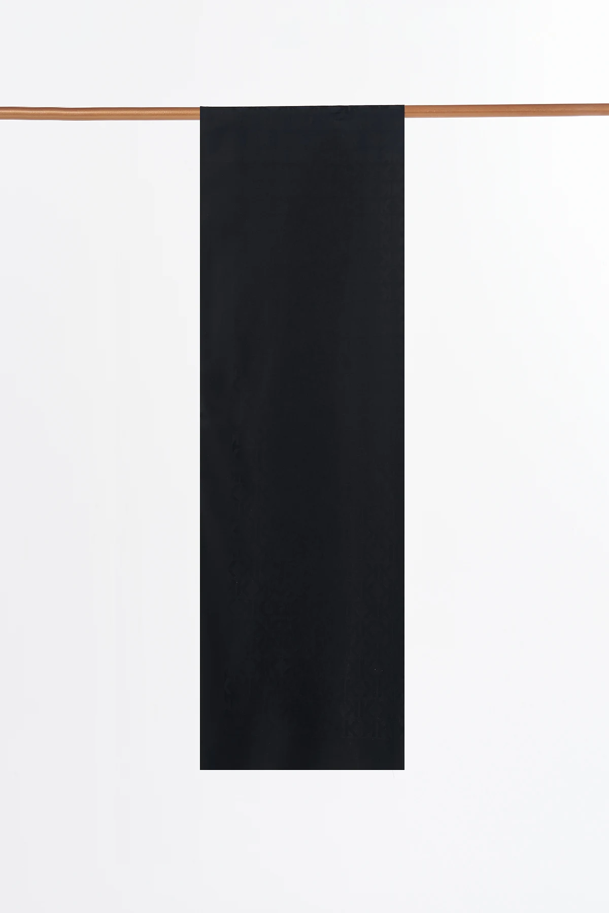 Logo-Print Modal Shawl Black