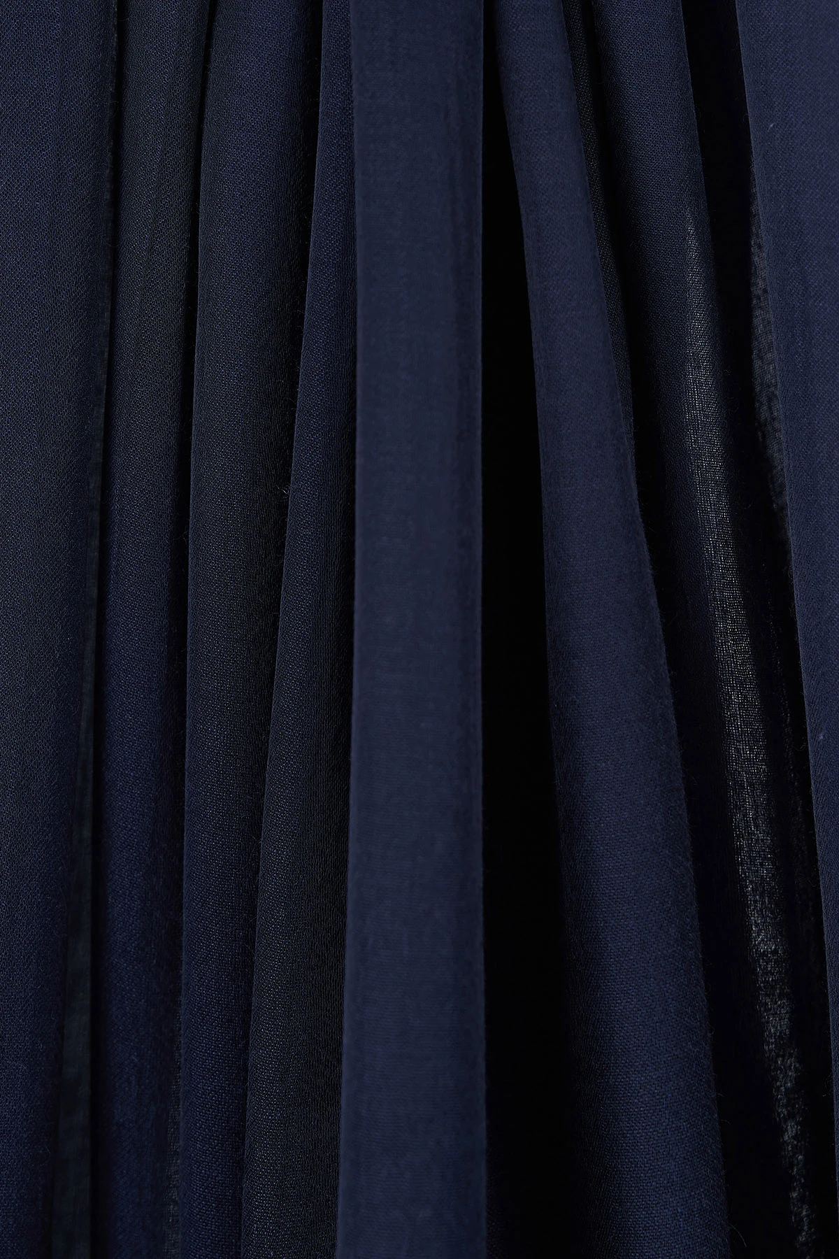 Plain Cotton Satin Shawl Navy