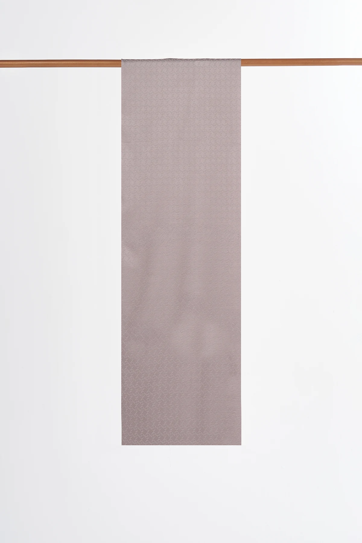 Monogram-Detail Cotton Satin Shawl Stone