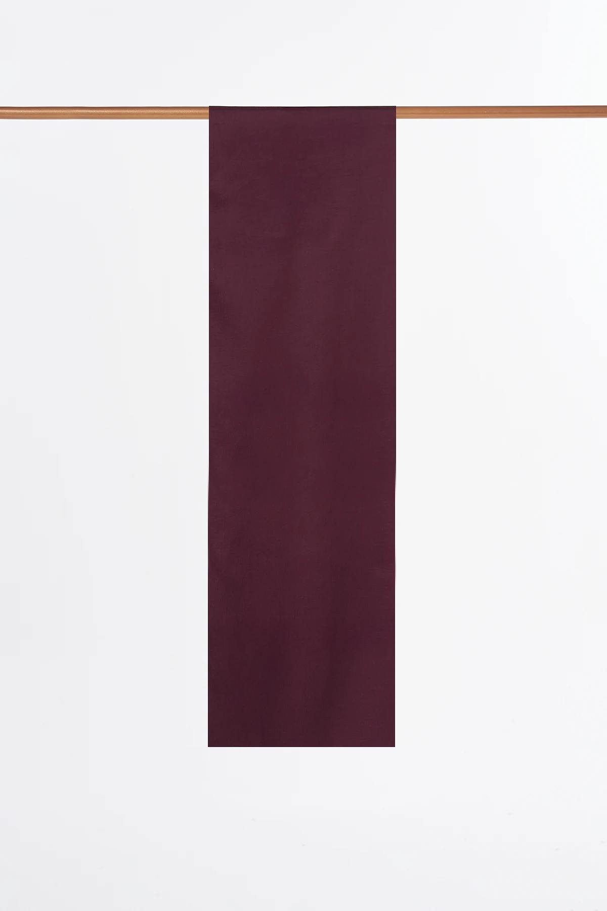 Plain Cotton Satin Shawl Dark Plum