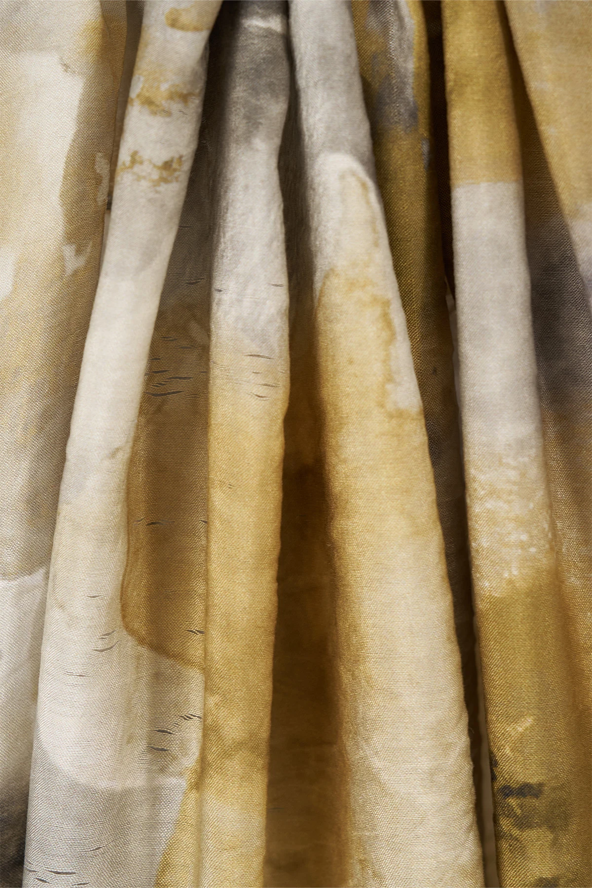 Brushstroke Abstract Pattern Shawl Olive