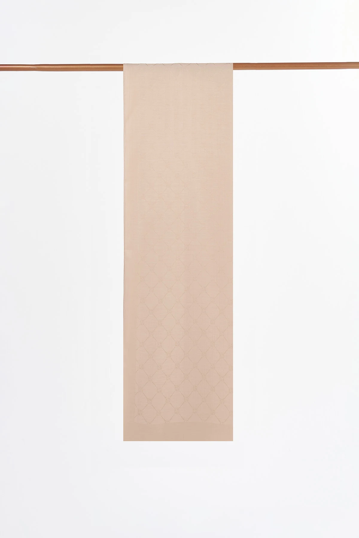 Logo-Detail Modal Shawl Beige