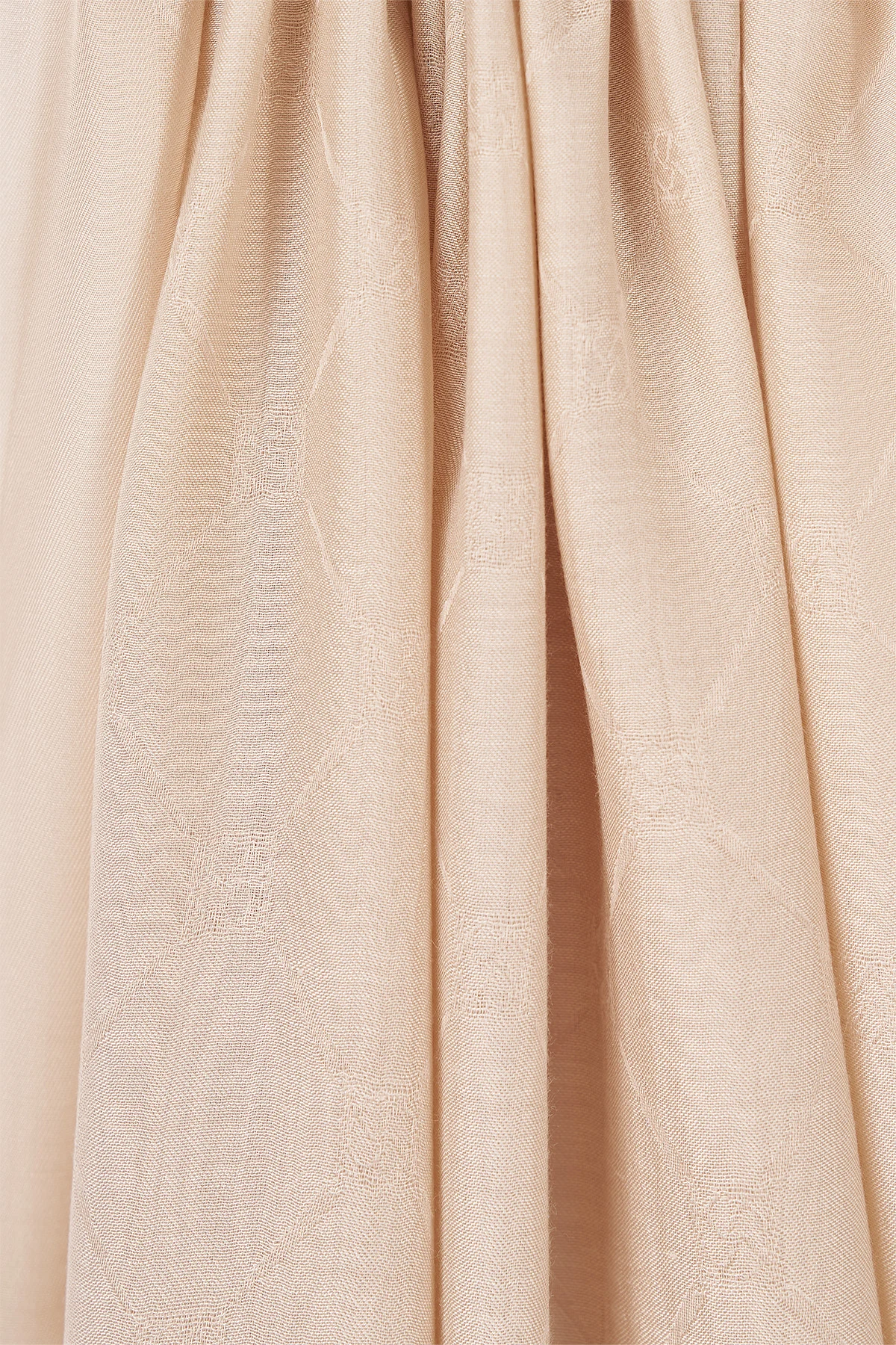Logo-Detail Modal Shawl Beige
