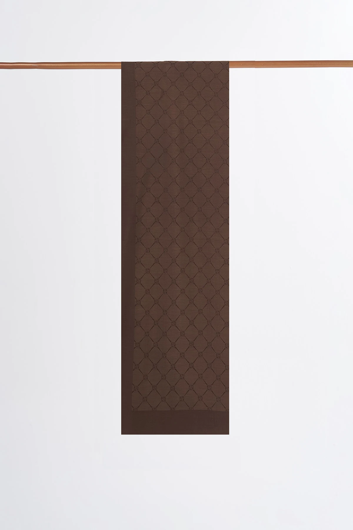 Logo Detaylı Modal Şal Espresso