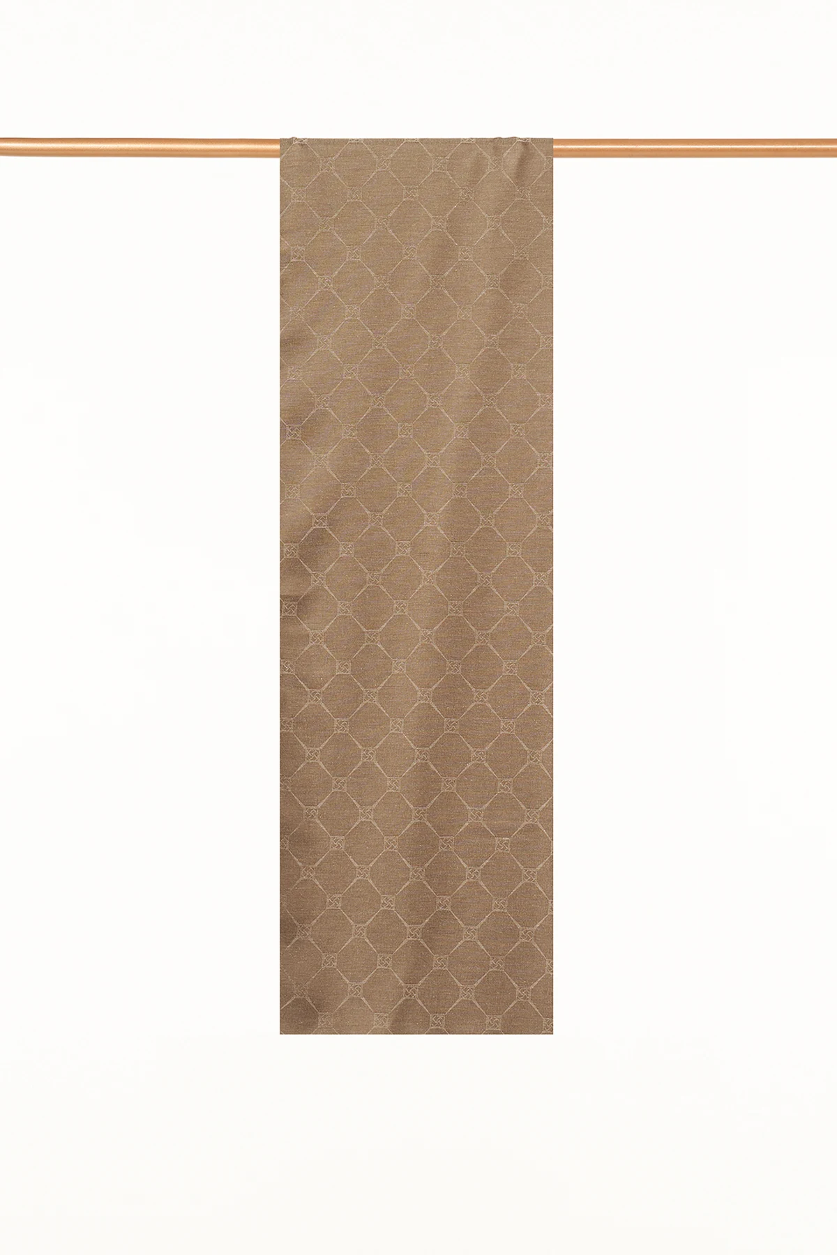 Monogram Desen Pamuklu Şal Haki 