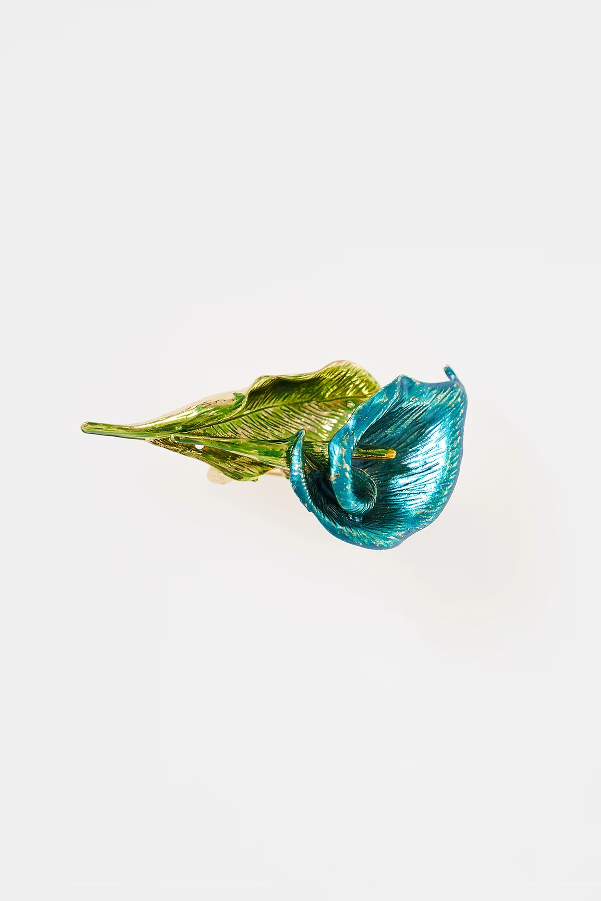 Calla Lily Brooch Gold