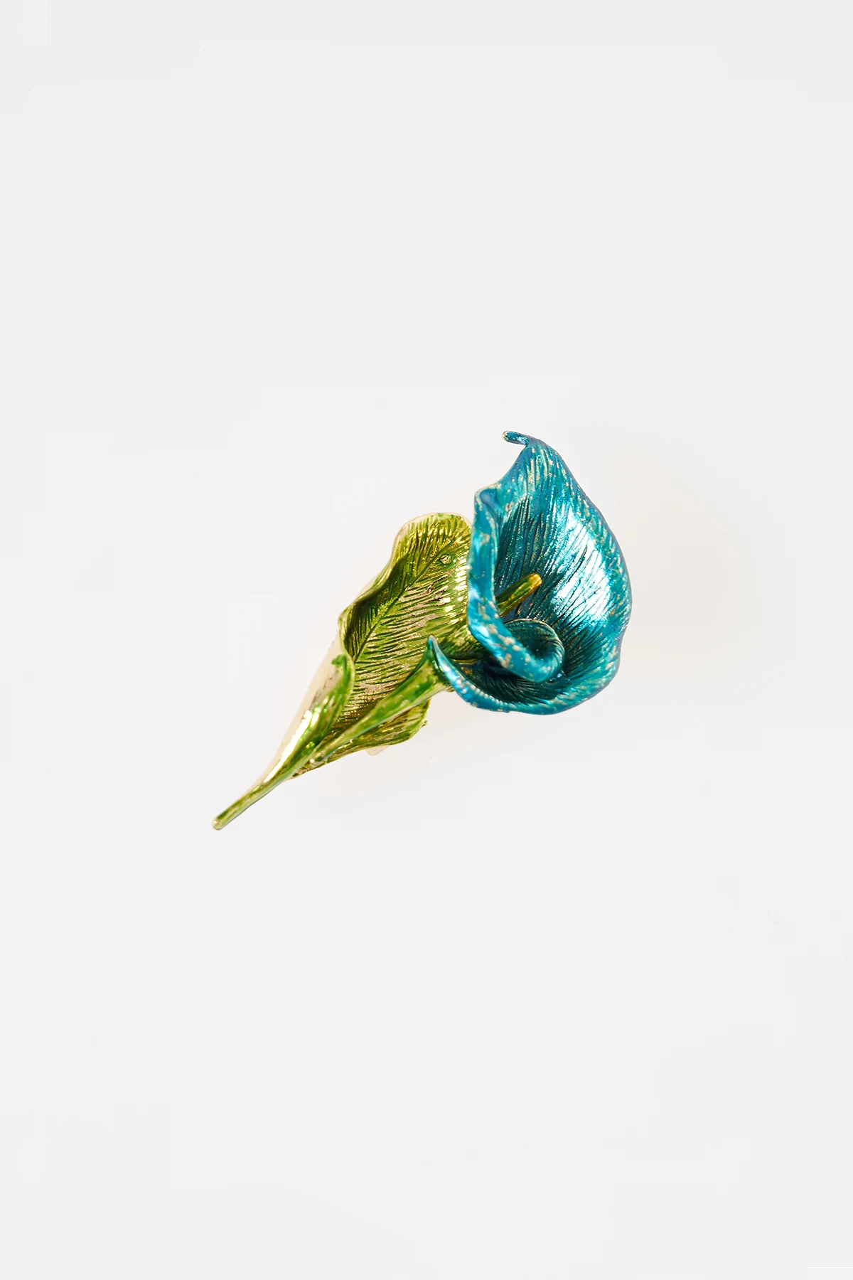 Calla Lily Brooch Gold