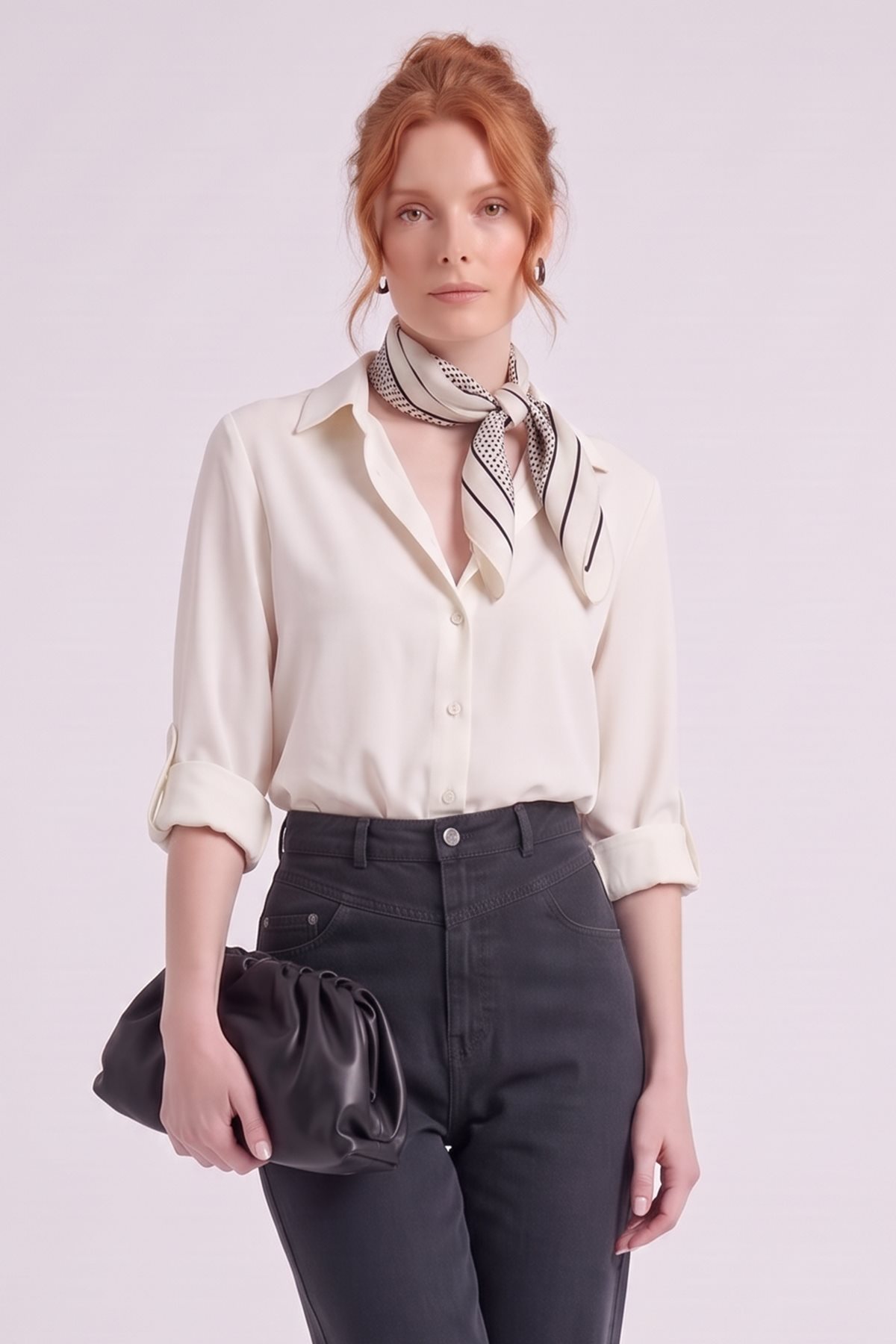 Yıkamalı Denim Pantolon Siyah